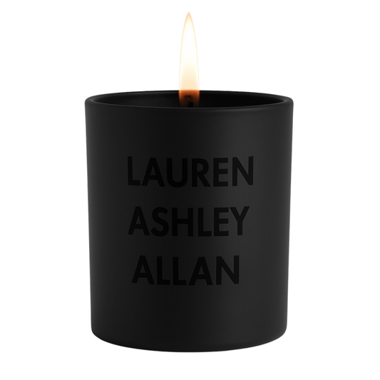 Sage The Space Positive Energy Candle in Noir
